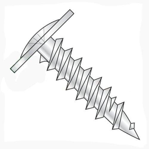 #8 x 3 Fine Drywall Screws/Phillips/Modified Truss Head/Steel/Zinc (Carton: 1,500 pcs)