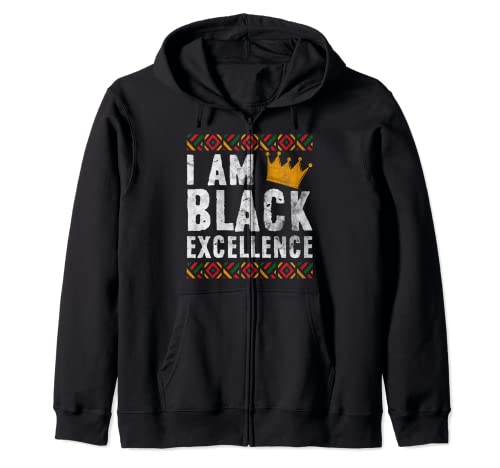 Camisa de la excelencia negra de la historia, de la marca I Am Black Excellence Sudadera con Capucha