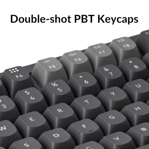 Image of Keychron Q1 RGB Wired Custom Mechanical Keyboard Knob Version, 75% Layout QMK /VIA Programmable with Hot-swappable Gateron G Pro Brown Switch Double Gasket Compatible with Mac Windows Linux (Grey)