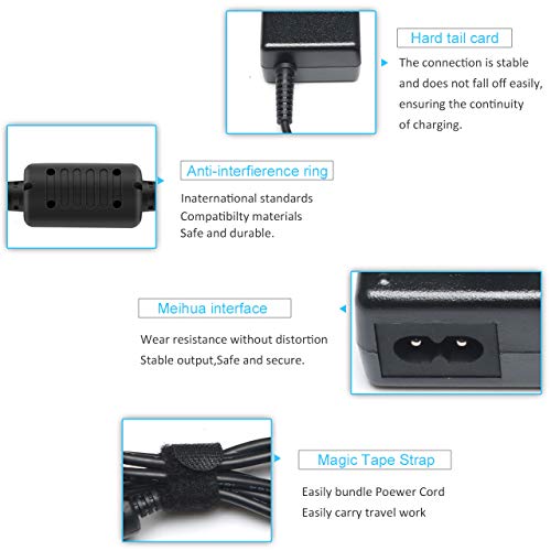 45W Pavilion Laptop AC Adapter Charger for HP Pavilion x360 15 15-f111dx 15-f272wm 15-f211wm 15-f271wm 15-f233wm 15-f387wm 15-f211nr 15-f337wm 15-f224wm 15-f269nr 15-af093ng 15-f222wm Power Cord - Thumbnail 5