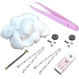 汎用 オイルライター メンテナンス キット 交換 用 綿 フェルト 芯 ウィック スプリング ZIPPO対応