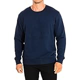  La Martina Langärmeliges Sweatshirt mit Rundhalsausschnitt TMF003-FP221 für Herren, Marineblau, XXL