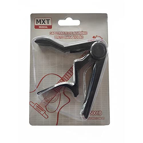 Capotraste De Alumínio Preto MXT - MC-5001B