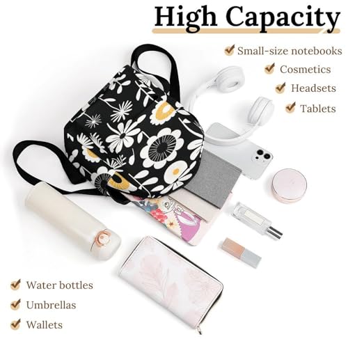 Mochila impermeable Oxford para mujer con base sólida antichoque 3