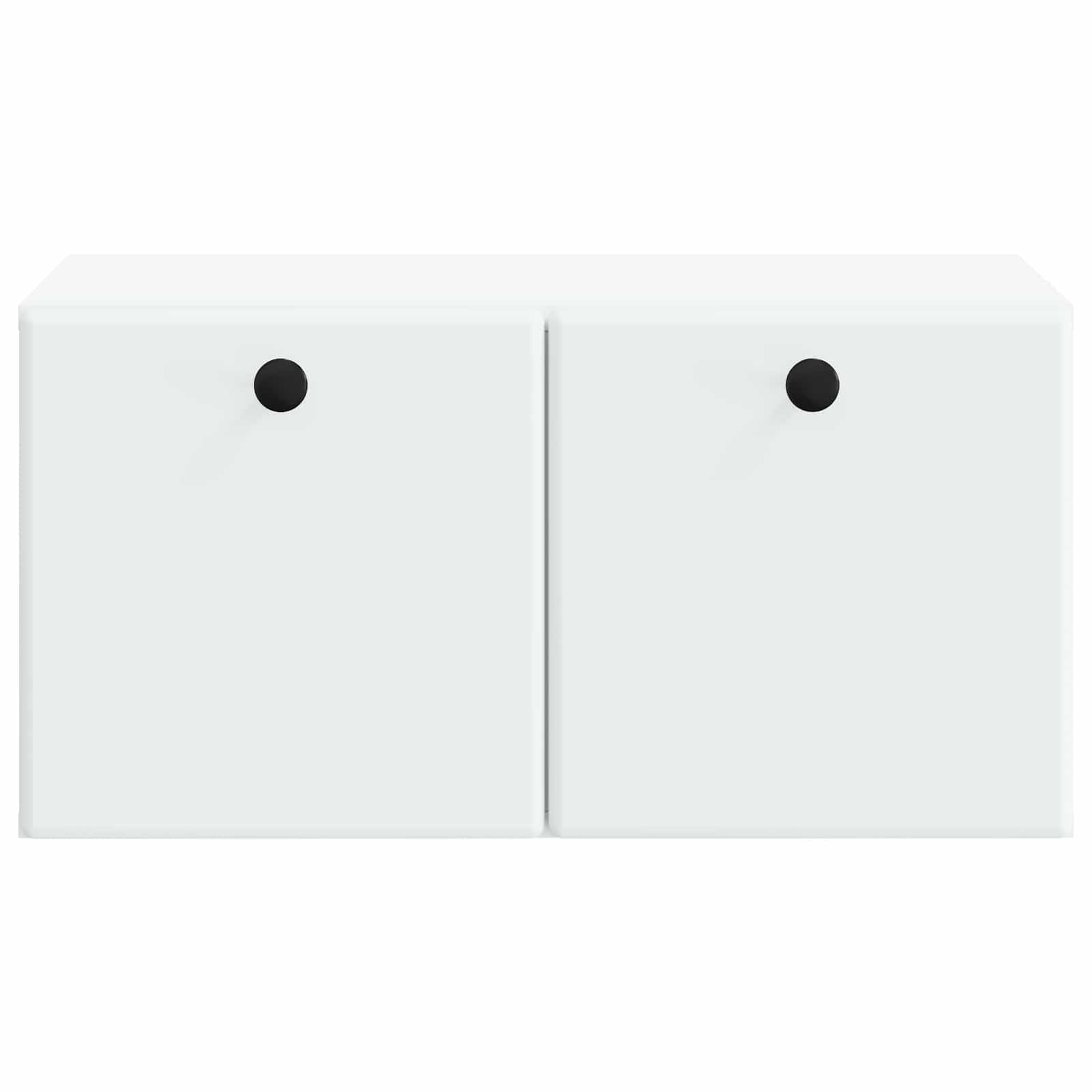 Gecheer Wandmontierter TV-Schrank 59,5 x 41 x 30 cm Weiß Holzwerkstoff, Fernsehschrank Fernsehtisch TV-Lowboard für Wohnzimmer Home-Cinema Gamerzimmer899185