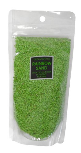 大和プラスチック レインボーサンド 200g 小粒 エメラルドグリーン