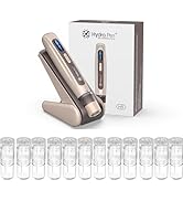 Gold Hydra.Pen H5 Professional Microneedling Pen, Wireless Serum Applicator with EMS Microcurrent...