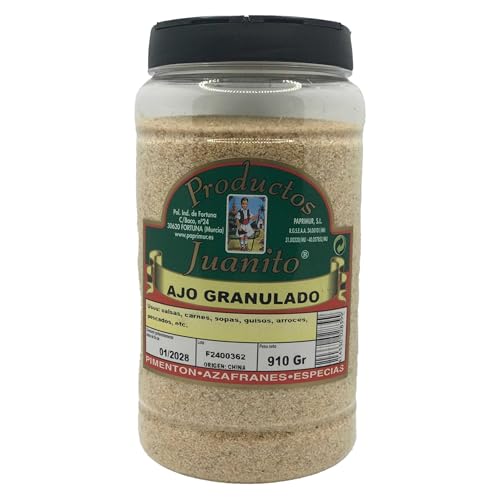 Ajo Granulado Seco 910 Gramos - Condimento Premium para Cocina, Sabor Intenso y Natural, Ideal para Sazonar y Cocinar