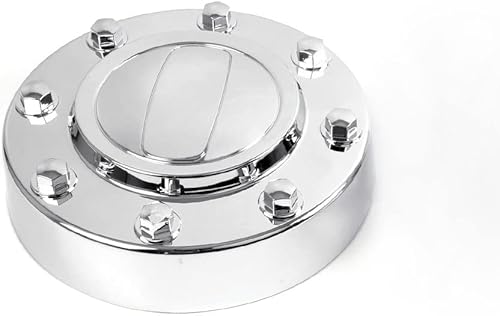Vista 87 de GRAND ORANGE 4 tapas centrales de rueda cromadas para llantas de remolque de 3 1/4 pulgadas, 3.25 pulgadas, orificio central, rayado ligero Ajuste