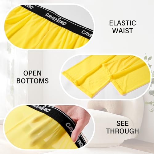 Mens Mesh Pants See Through Pajama Bottoms Sexy Sheer Sleeping Trousers3