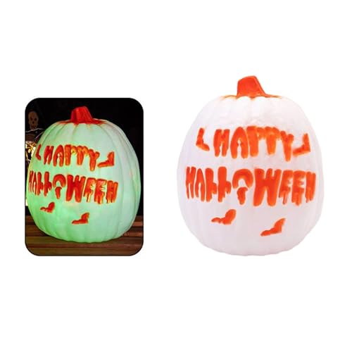 Guirlande lumineuse citrouille d'Halloween : eclairage colore interieur