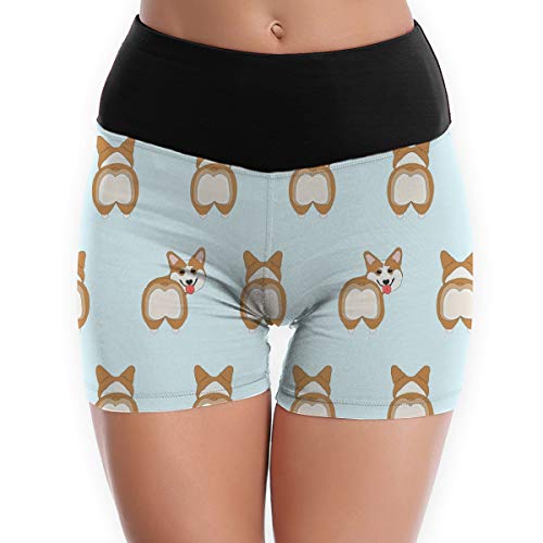 Arthur Women's Stretch Athletic Workout ShortsCorgis AssWorkout Yoga Shorts XL