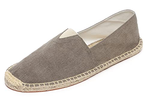 Image of Altxic Men's Closed Toe Comfortable Canvas Slip on Flat Espadrilles