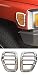 Hummer H3 Side Marker Light Covers 2006, 2007, 2008, 2009, 2010