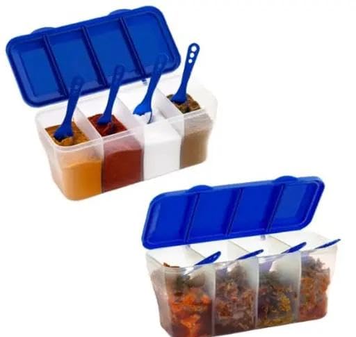 7-Section Masala Box Set for Kitchen - Spice Container Organizer-image-32
