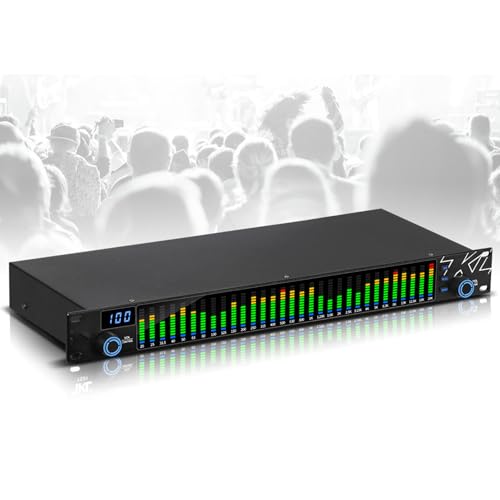 Ecualizador gráfico digital de 31 bandas, ajuste de graves, medios y agudos, ecualizador estéreo para KTV y uso doméstico miniatura 1