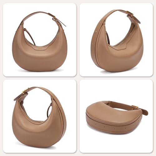 Bolso de Hombro Crescent Keyli para Mujer Piel Vegana Ajustable miniatura 5