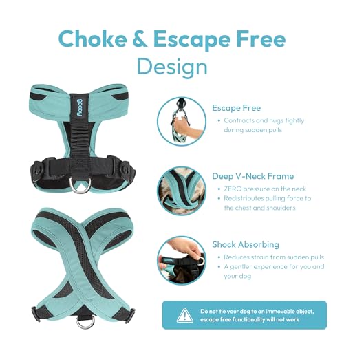 Image of Gooby Comfort X One Dog Harness, Choke-Free, Miami Yellow, X-Large | Escape-free contracting fit; Choke-free deep V-neck; Snap & swivel buckles; Shock-absorbing; Breathable mesh