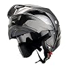 1Storm New Motorcycle Modular Flip up Full Face Helmet Dual Visor: HJK910 DSPORT