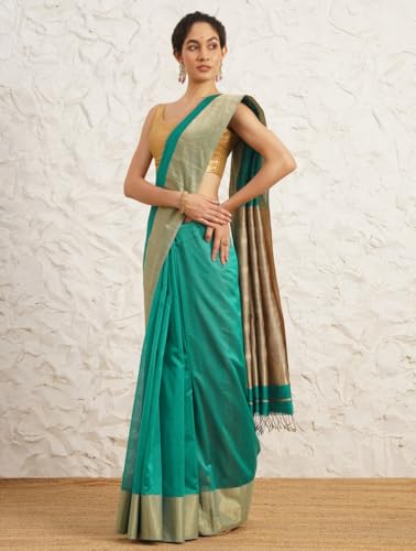 Jaypore maheshwari cotton silk saree – image 2