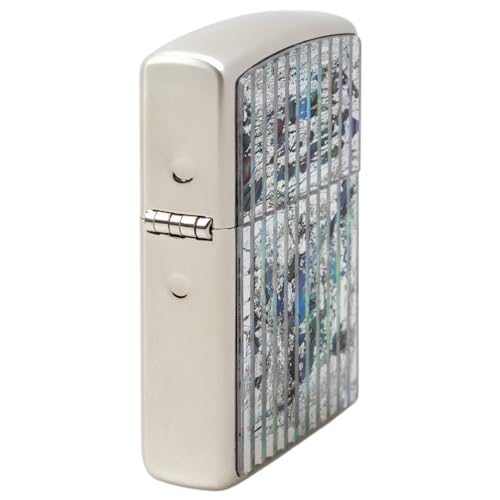 Encendedor Zippo Aceite con Sticker Protector Plateado miniatura 4