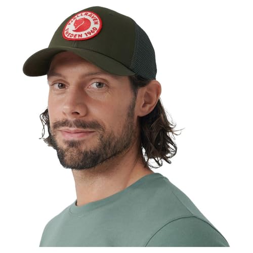Fjällräven Unisex 1960 Logo Långtradarkeps, Deep Forest, L/XL