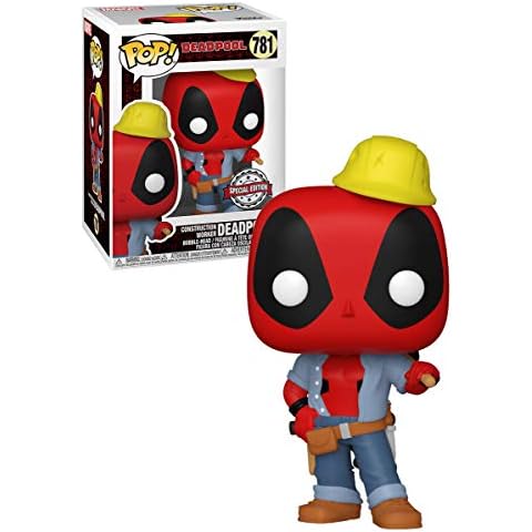Funko POP! Marvel 30th Anniversary #781 Construction Worker Deadpool 54688 Cover