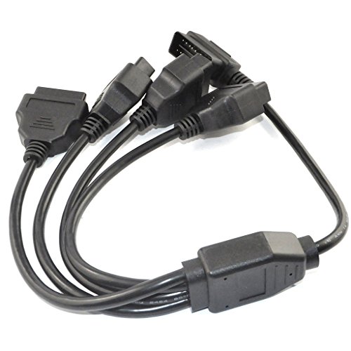 Cable OBD2 con conector plano de 16 pines para solucionar la falta de espacio en el coche 4