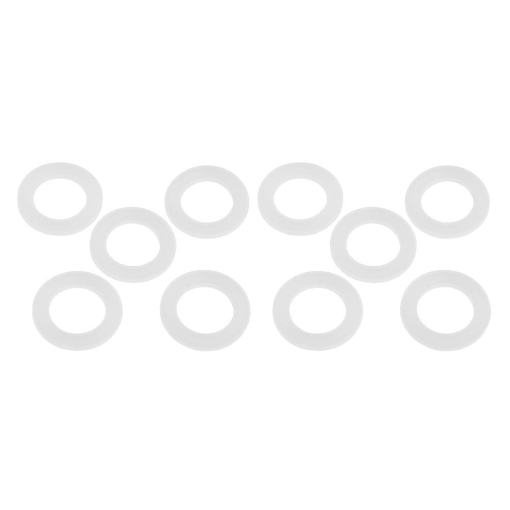 Silicone Washer,A kozon Heat resistant Oil Resistant Silicon Gaskets Environmentally Friendly Avirulent and Insipidity Seal Washer