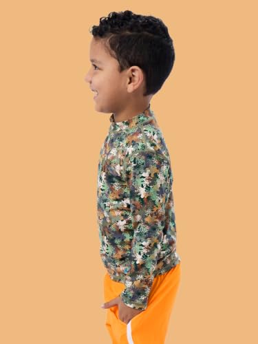 Image of RUGGEDBUTTS Baby /Toddler Boys Long Sleeve Rash Guard Swim Shirt w /UPF 50+