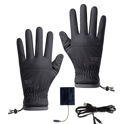 Guantes térmicos USB eléctricos y guantes cortavientos para ciclismo