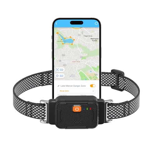 GPS Dog Collar with GPS Tracking & Virtual Fence