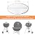 18" Hinged Cooking Grate for Kettle Charcoal Grill, 18 inch Cooking Grid for Kettle Grill, Stainless Steel Hinged Grate for 2-Zone Cooking for Tailgating Backyard BBQ, Also fits Similar Sized Fire Pit