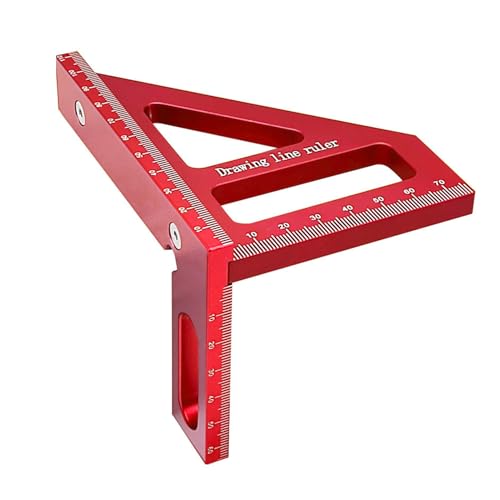 Transportador de ángulos para carpintería Alomejor 45° 90° miniatura 6
