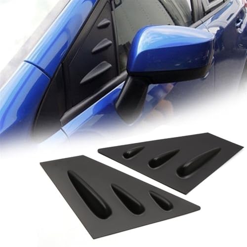 Persiennes de fenêtre pour Subaru WRX STI 2015-2020 volets de voiture ABS noir 2 pièces - 2