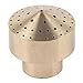 GLOGLOW 1/4''1/2''3/4''1''3/2''2''Brass Column Garden Pond Water Fountain Nozzle Sprinkle Spray Head(1/2")