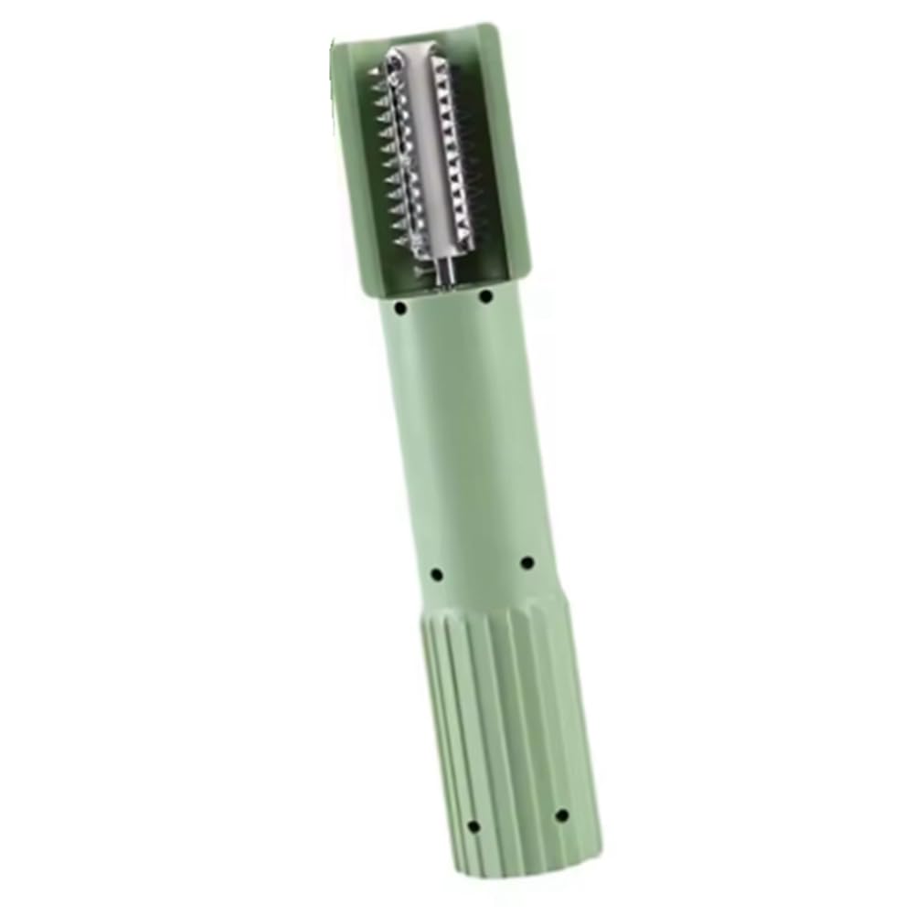 CTRLZS USB Rechargeable Electric Fish Scraper Waterproof Fish Scale Remover Fish Scale Cleaner Fish Scale Knife Green