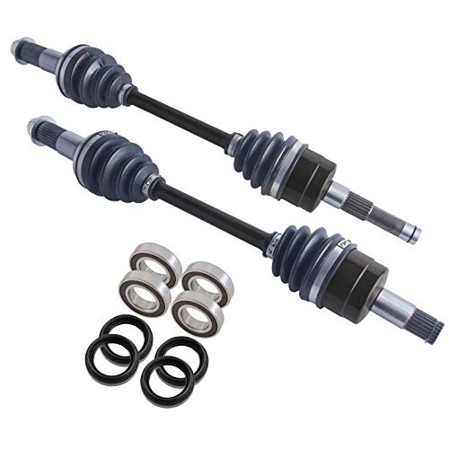 East Lake Axle replacement for front cv axles & wheel bearing set Yamaha Grizzly 660 2002 ONLY