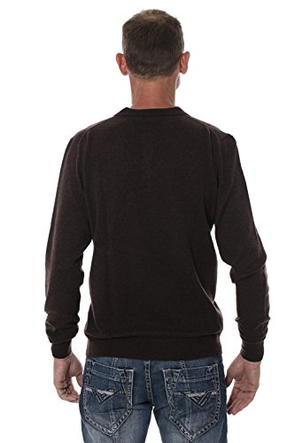 UGHOLIN Men's 100% Yak Wool Long Sleeve Knit Polo Sweater3