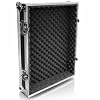 Seismic Audio 16U ATA Rack Case with Casters Heavy-Duty Road Flight Case, 16 Space Shock-Mount Server Rack, Front & Rear Rails