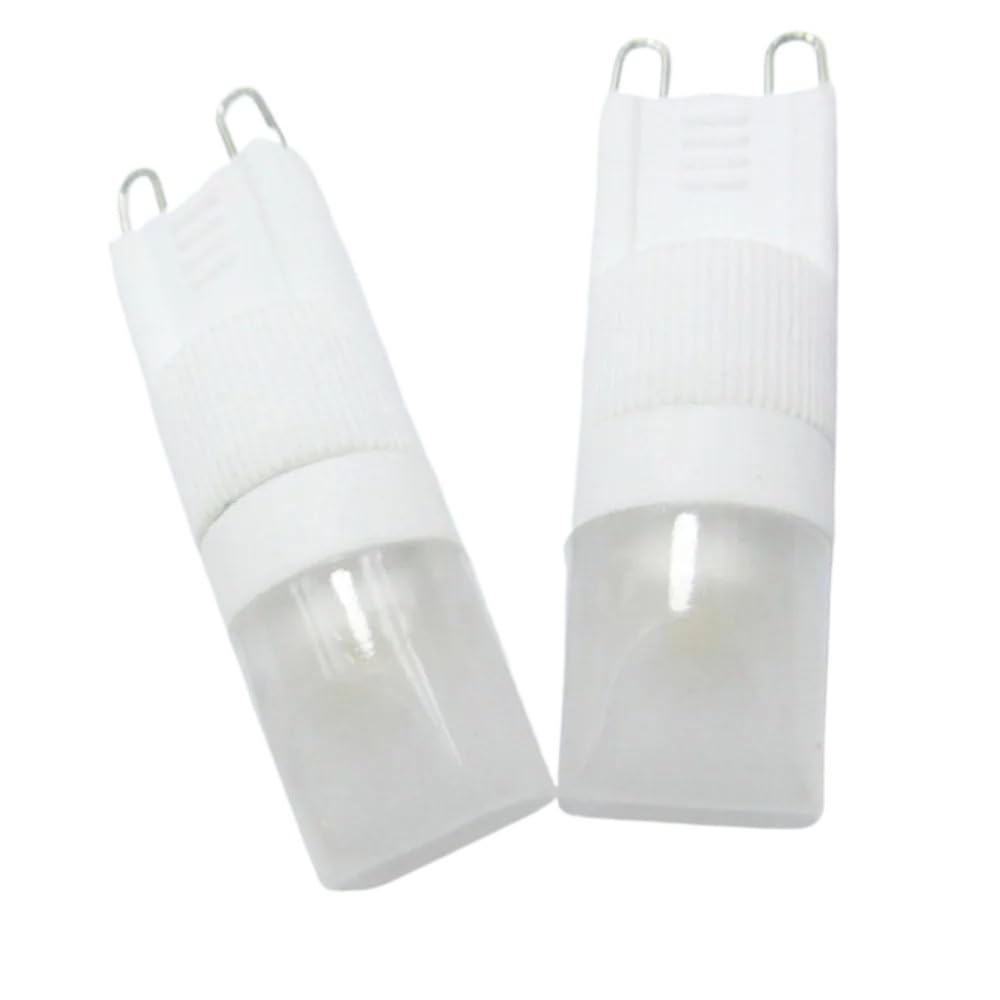 NXCVBNKZJ KJXP Lighting, Pack of 12, LED Lamps Bulb AC220v G9 2.5W White Cover Led Corn Light(Warm White)