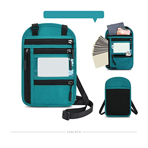 SPYMINNPOO Portafoglio da Collo, Porta Passaporto