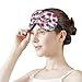Comfortable Night Eye Shade Pink Flowers Sugar Skulls Soft Sleeping Mask Block Out Light Eye Cover Eyeshade for Women Men