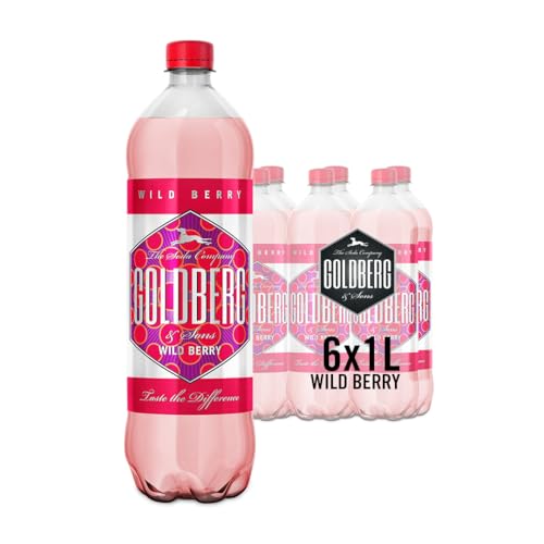 GOLDBERG Wild Berry ? 6 x 1 l PET-Flaschen ? Mit frischer Beerennote ? Perfekt für Aperitive, fruchtige Cocktails, Longdrinks, alkoholfreie Drinks & Bowlen für 9,99 EUR (-5%) statt 29,99 EUR bei amazon.de Bild: GOLDBERG Wild Berry ? 6 x 1 l PET-Flaschen ? Mit frischer Beerennote ? Perfekt für Aperitive, fruchtige Cocktails, Longdrinks, alkoholfreie Drinks & Bowlen für 9,99 EUR (-5%) statt 29,99 EUR bei amazon.de
