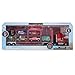 Disney Store Action Toys Lightning McQueen Mack Hauler Toy Truck with 6 Pull-Back Toy Cars - Includes Lightning McQueen, Disney Cars Toys, Light-Up Features and Customizable Sticker Sheets