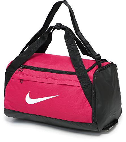 Nike Brasilia Duffel Bag Small Rush Pink/Black/White Size Small