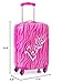 Barbie Suitcase For Adults & Kids | Cabin Small Medium Or Large Options Luggage Bag | Womens Girls Pink Doll Logo Hard Cover Carry On Travelling Trolley