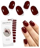 JMEOWIO Uñas de Gel Pegatinas Rojo Vino Pegatinas Uñas Gel Nail Art Stickers Decoración