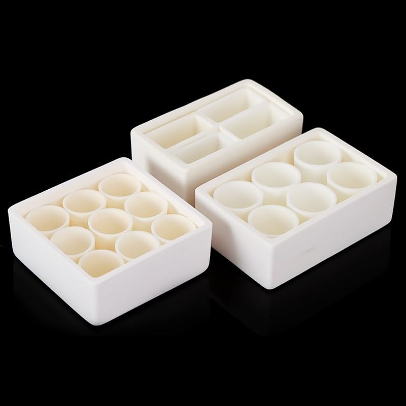 Juego de crisol de alúmina al 99% for análisis y fusión en laboratorio (1 unidad) - Varias especificaciones disponibles((13)115x65x45mm)