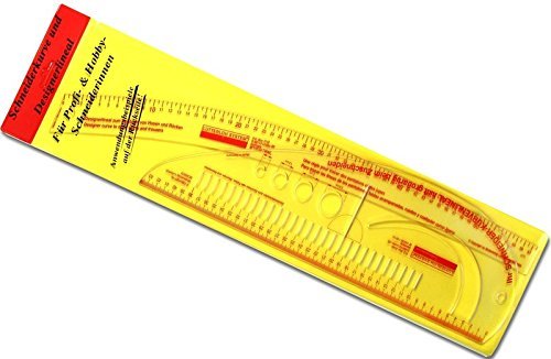 Kit regla de patronaje completo. 2 REGLAS de patroneje para tus creaciones profesionales